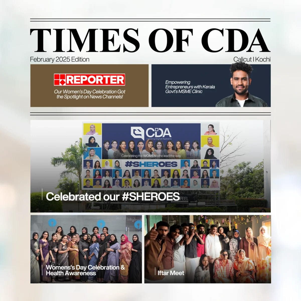 Times of CDA magazine featured cover